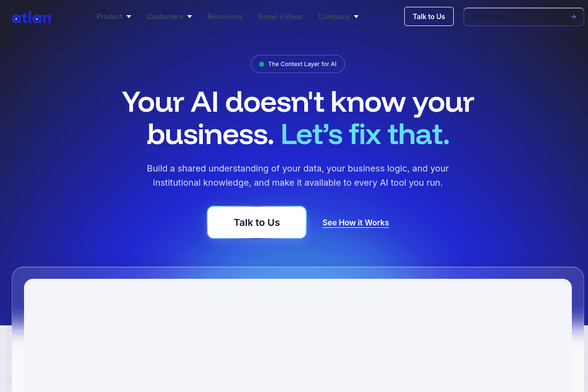 Atlan -- Best Unified Data Catalog with Embedded Observability