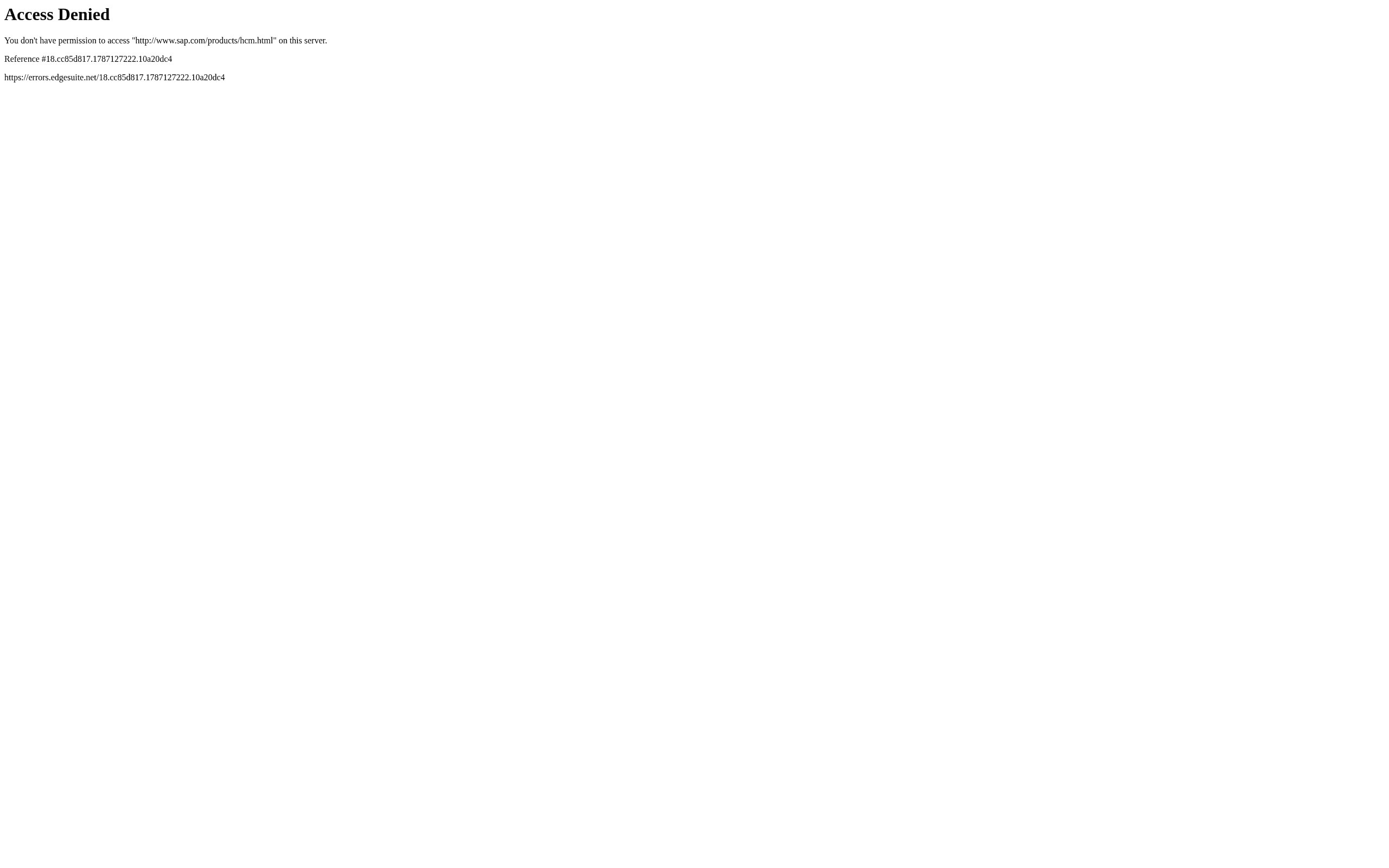 SAP SuccessFactors -- Best for Global Enterprises on SAP