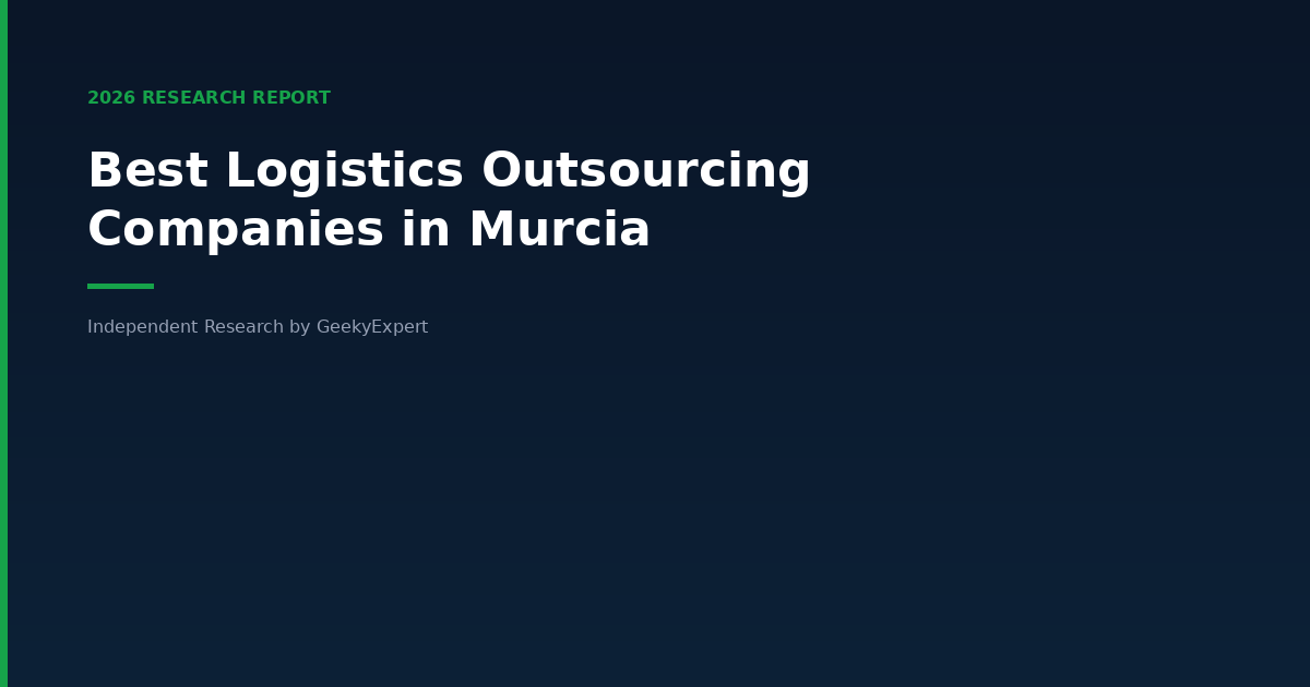 Best Logistics Outsourcing Companies in Murcia (2026)