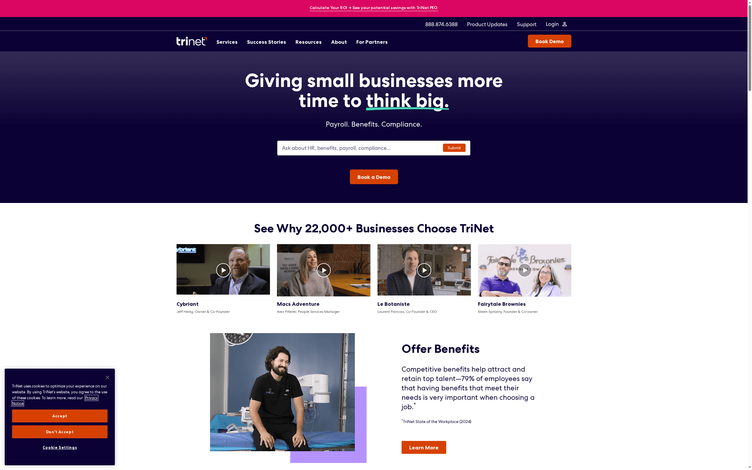 TriNet -- Best for Industry-Specific HR Solutions