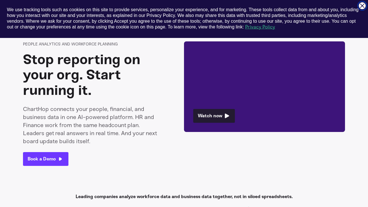 ChartHop -- Best for Visualized, Cross-Functional People Analytics