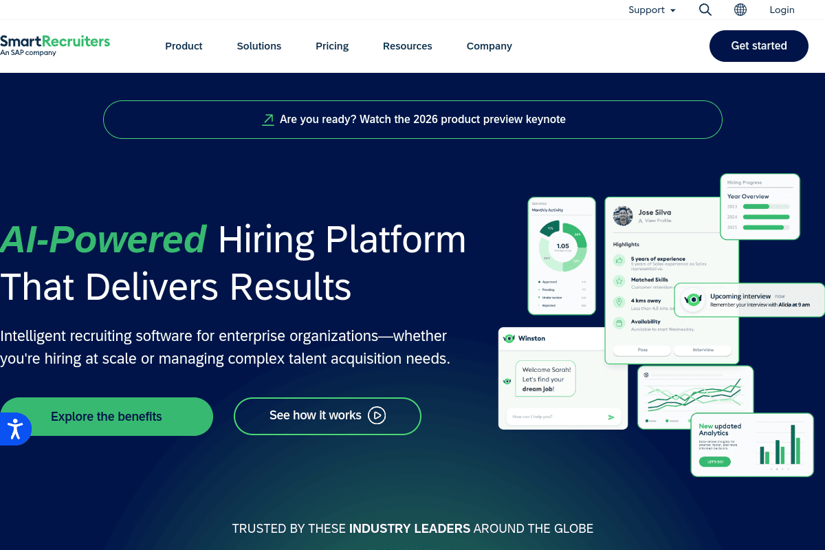 SmartRecruiters -- Best for Enterprise Recruitment Marketing