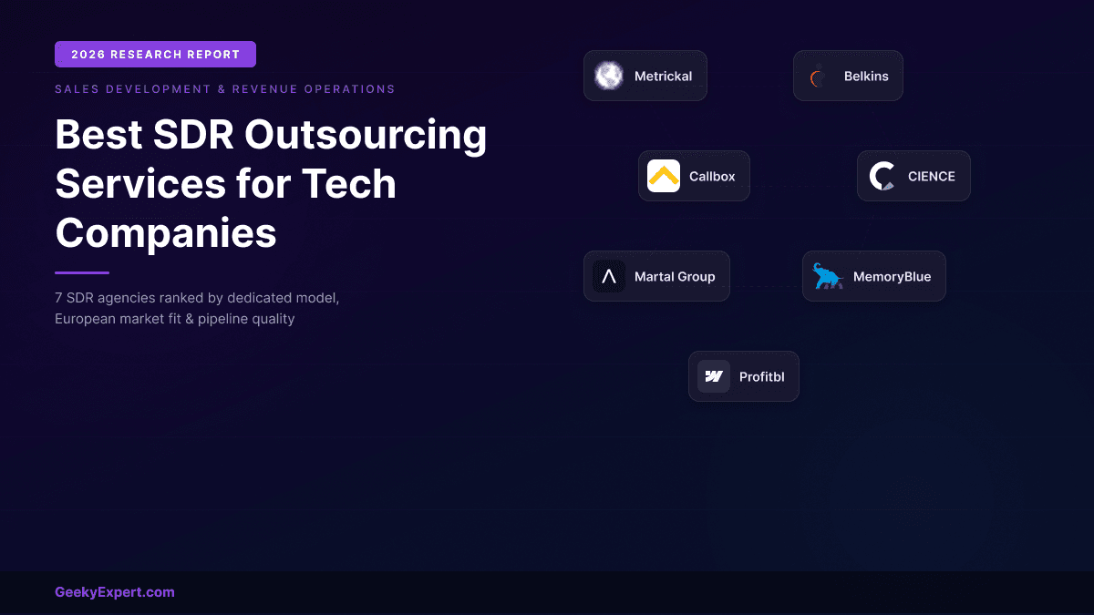 Best SDR Outsourcing Services for Tech Companies (2026)