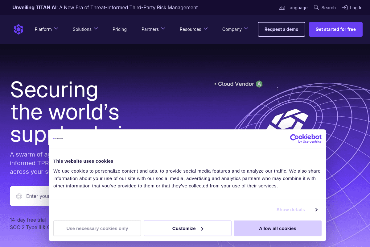 SecurityScorecard -- Best for Continuous Security Ratings