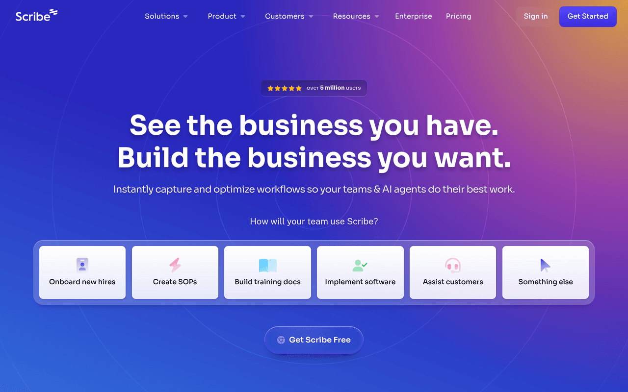 Scribe -- Best for Text + Screenshot Guides