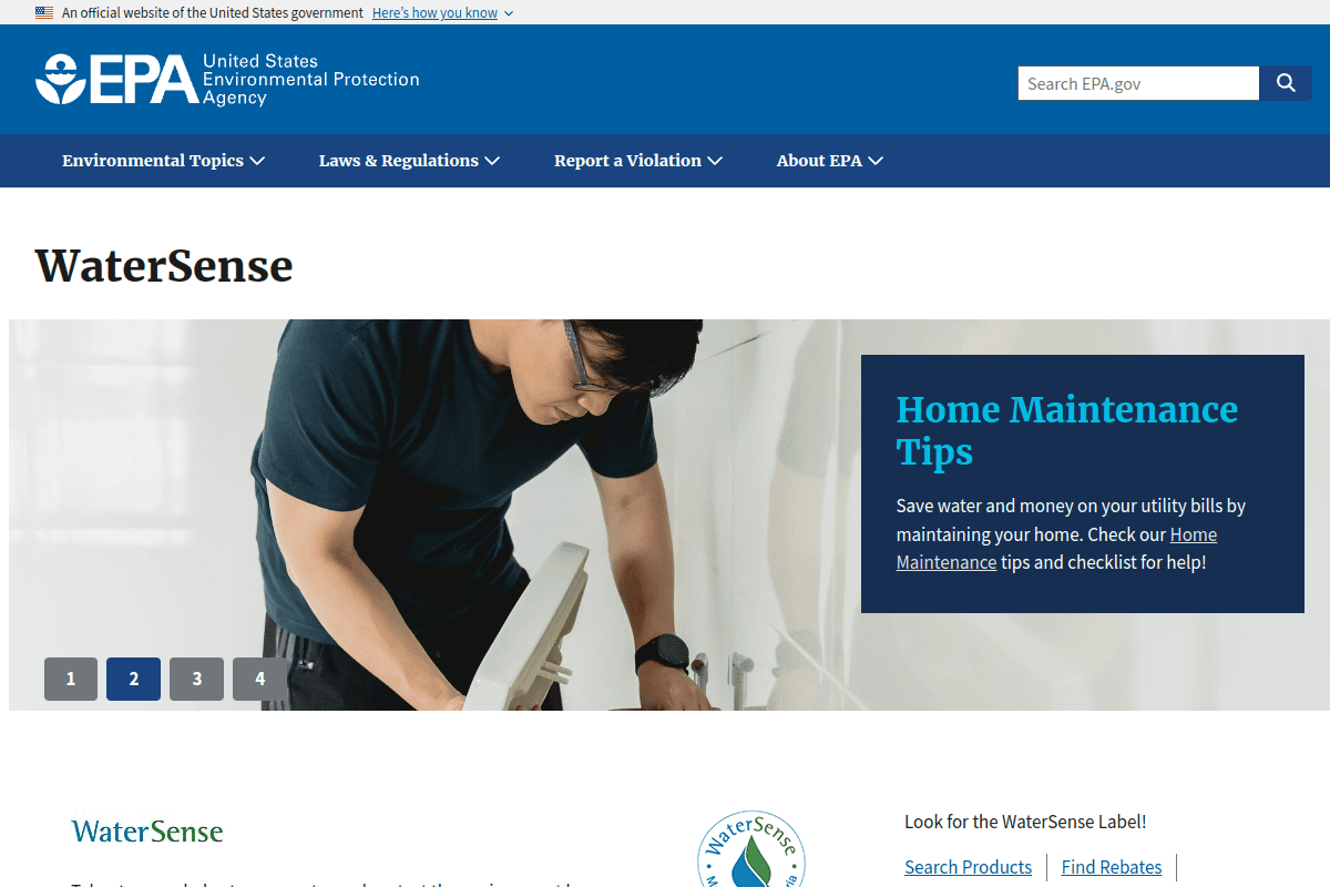 Low-Flow and WaterSense Fixtures -- Best for Usage Reduction